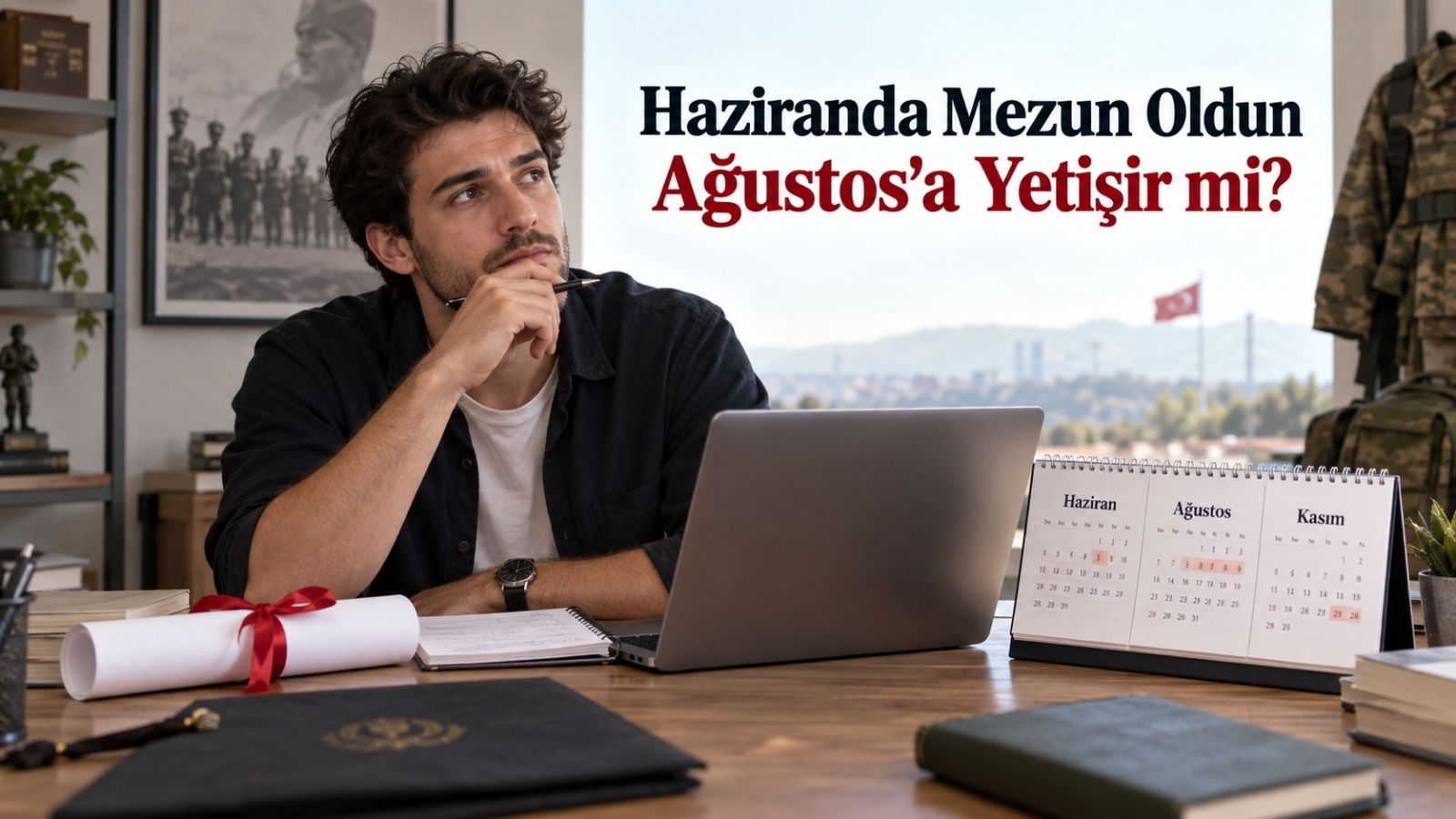 Haziran ayında üniversiteden mezun olduktan sonra Ağustos ve Kasım askerlik sınıflandırma dönemlerini karşılaştıran genç yükümlü